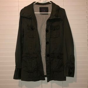 Olive green coat